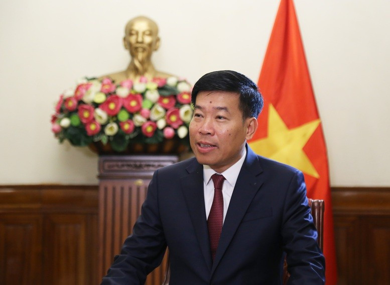 El viceministro vietnamita de Relaciones Exteriores Nguyen Manh Cuong. (Foto: baochinhphu.vn)