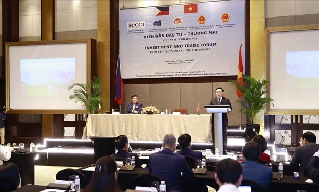 Foro de inversión y comercio Vietnam-Filipinas (Fotografía: VNA) Foro de inversión y comercio Vietnam-Filipinas (Fotografía: VNA)