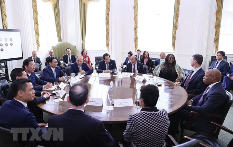 En la reunión (Foto: VNA) En la reunión (Foto: VNA)