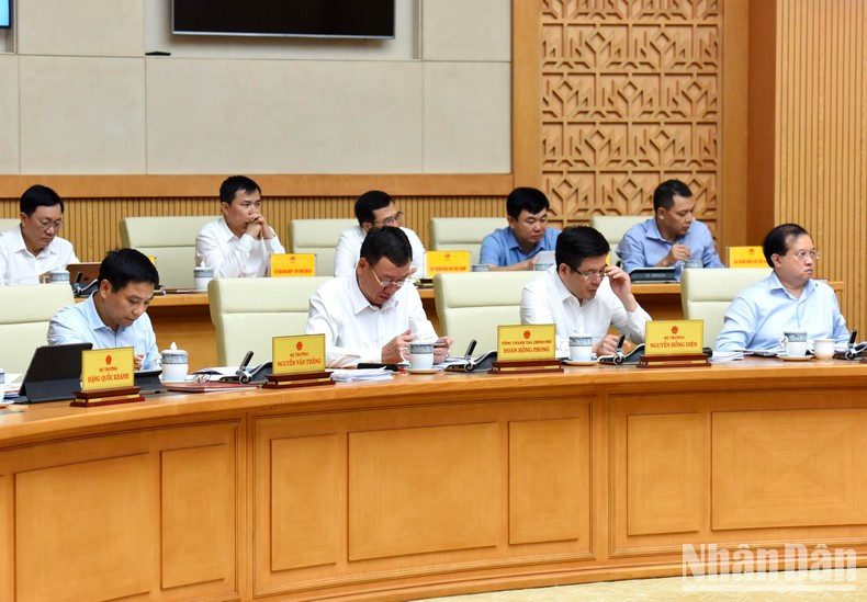 Los miembros del gabinete en la cita.