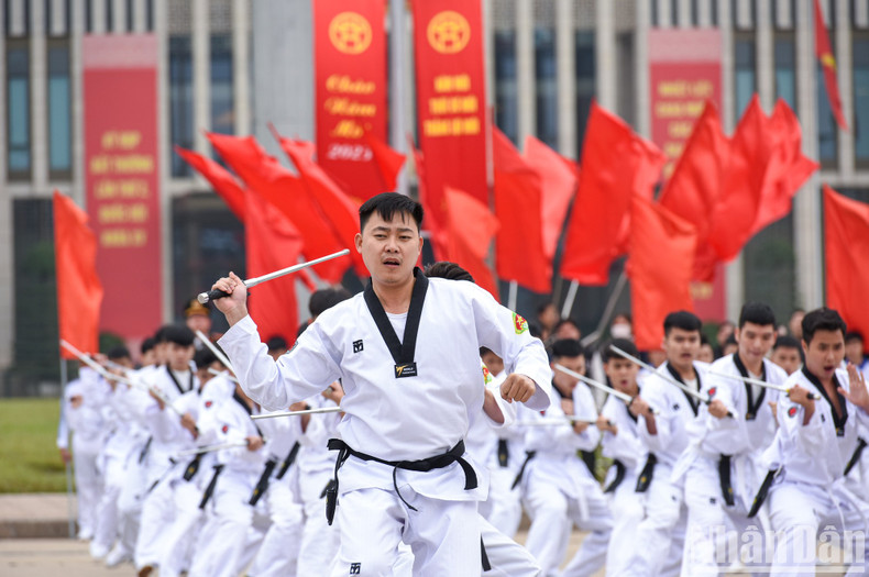 Demostración de artes marciales. Demostración de artes marciales.