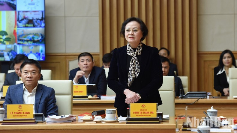 La ministra del Interior, Pham Thi Thanh Tra.