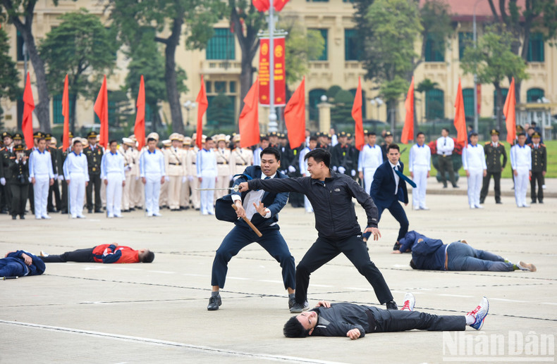 Demostración de artes marciales. Demostración de artes marciales.