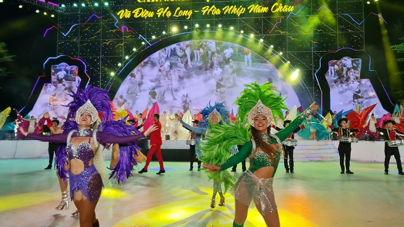 Vibrantes bailes de samba.