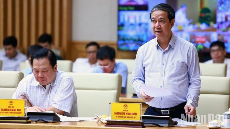 El ministro de Educación y Formación, Nguyen Kim Son. El ministro de Educación y Formación, Nguyen Kim Son.