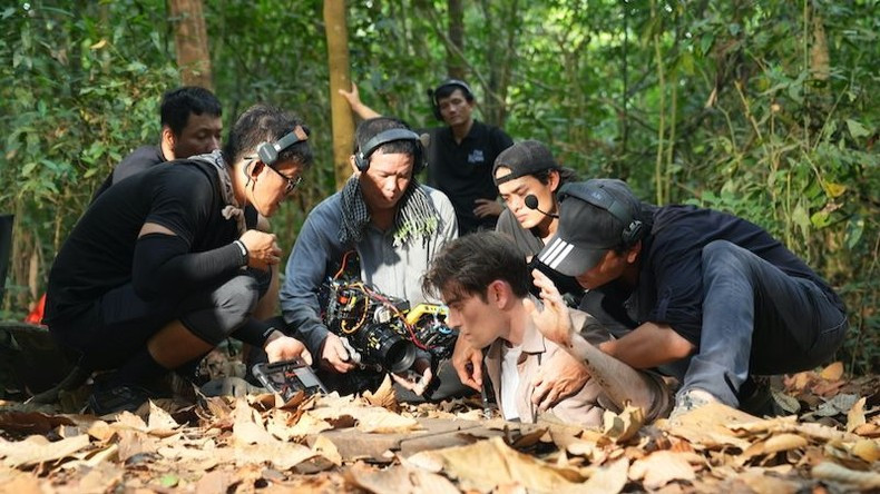Entre bastidores en el sitio histórico de los túneles de Cu Chi.