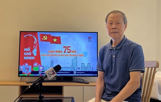 El erudito Li Minghan en la entrevista con la Agencia Vietnamita de Noticias (Foto: VNA) El erudito Li Minghan en la entrevista con la Agencia Vietnamita de Noticias (Foto: VNA)