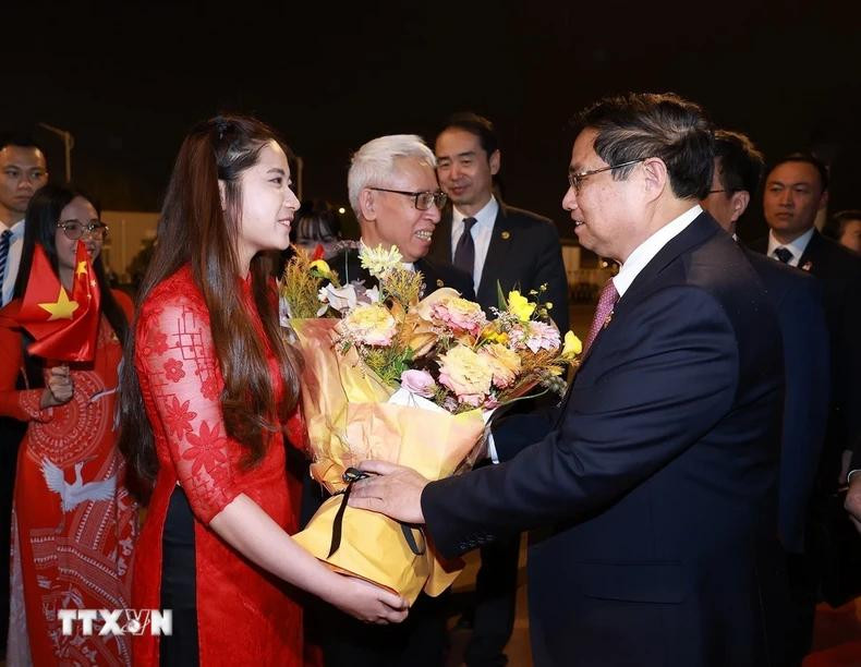 La ceremonia de bienvenida al premier vietnamita, Pham Minh Chinh, en la ciudad china de Chongqing. La ceremonia de bienvenida al premier vietnamita, Pham Minh Chinh, en la ciudad china de Chongqing.