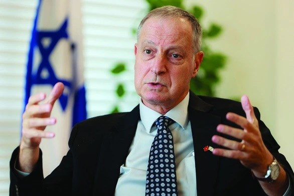 El embajador israelí en Vietnam, Yaron Mayer (Foto:VNA)