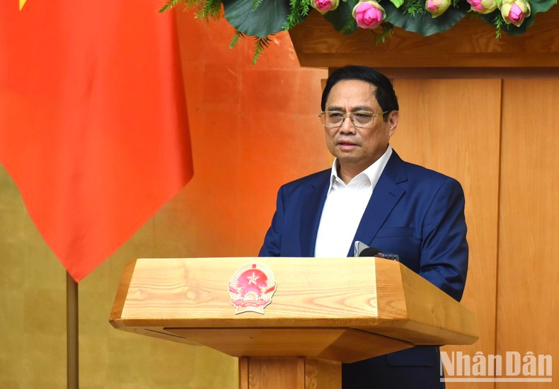 Minh Chinh habla en el evento.