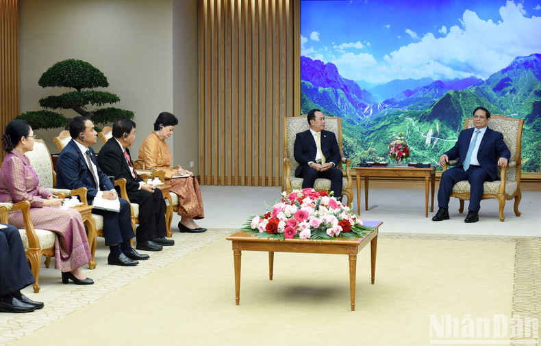 Los delegados camboyanos en el evento. Los delegados camboyanos en el evento.