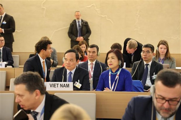 El viceprimer ministro Tran Luu Quang asiste a la 52ª sesión del Consejo de Derechos Humanos de la ONU. (Foto: VNA) El viceprimer ministro Tran Luu Quang asiste a la 52ª sesión del Consejo de Derechos Humanos de la ONU. (Foto: VNA)