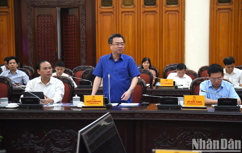 El ministro de Construcción, Nguyen Thanh Nghi. El ministro de Construcción, Nguyen Thanh Nghi.