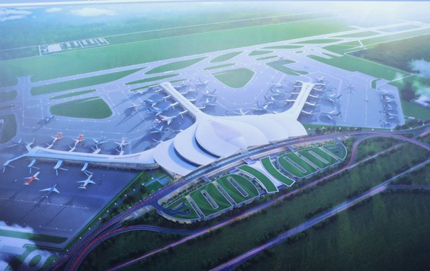 Mapa del proyecto del aeropuerto Long Thanh (Foto:VNA) Mapa del proyecto del aeropuerto Long Thanh (Foto:VNA)