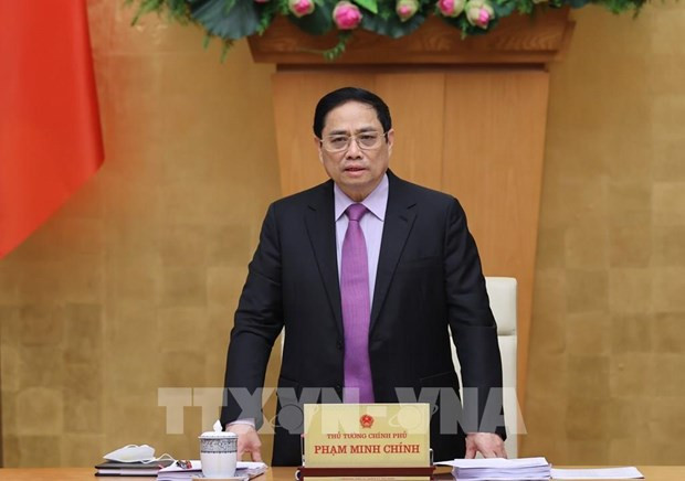 El primer ministro de Vietnam, Pham Minh Chinh (Fotografía: VNA) El primer ministro de Vietnam, Pham Minh Chinh (Fotografía: VNA)