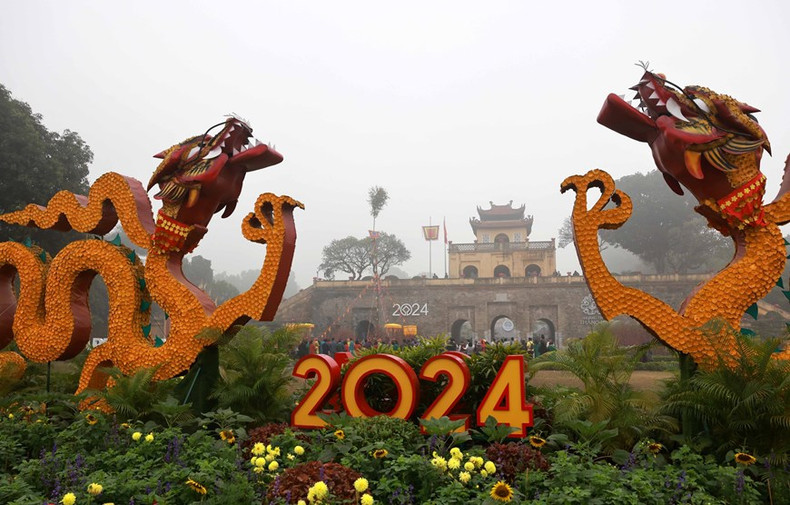 La Ciudadela Imperial de Thang Long el día 23 del último mes del año lunar