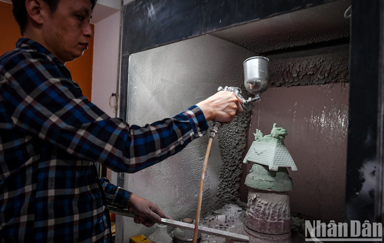 Con el secado estándar, a la muestra se le aplicará color.