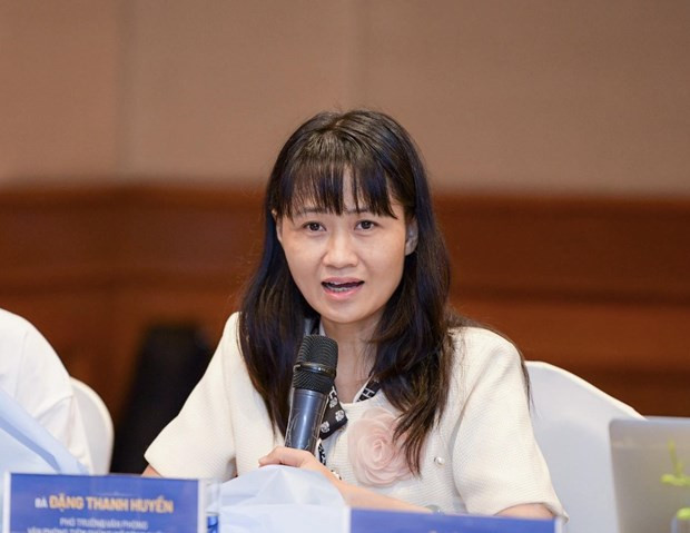Dang Thanh Huyen, subdirectora de la Oficina Nacional de Inmunización Ampliada del Ministerio de Salud (Foto:VNA)