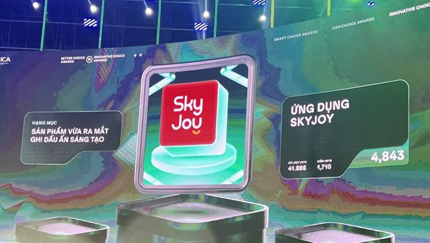 El programa de fidelización Vietjet SkyJoy fue galardonado como &quot;Producto innovador recién lanzado&quot; en los premios Better Choice Awards. (Foto: Vietjet)