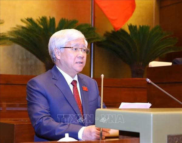 El presidente del Comité Central del Frente de la Patria de Vietnam (FPV), Do Van Chien. (Foto: VNA)