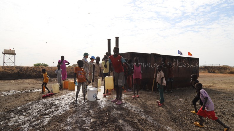 La alegría de los habitantes locales.