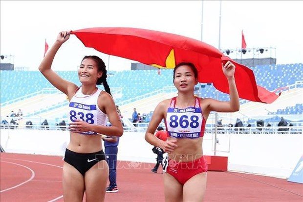 Atleta vietnamita gana medalla de oro (Fotografía: VNA) Atleta vietnamita gana medalla de oro (Fotografía: VNA)