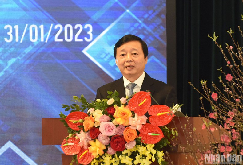 El vicepremier Tran Hong Ha habla en la cita. El vicepremier Tran Hong Ha habla en la cita.