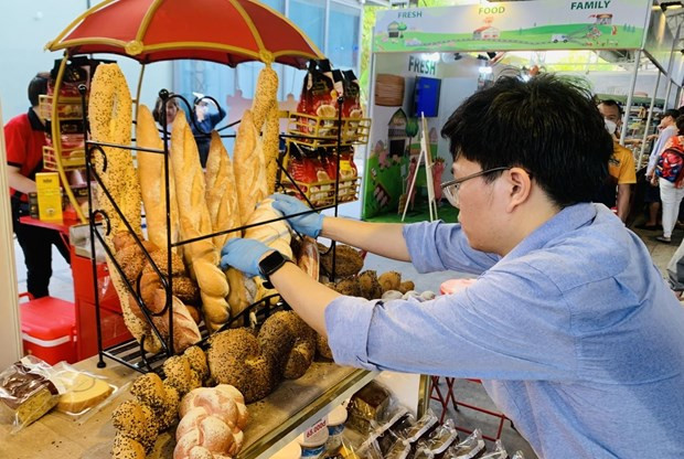 El festival de banh mi cuenta con 120 pabellones de panaderías nacionales y extranjeros. (Foto: VNA) El festival de banh mi cuenta con 120 pabellones de panaderías nacionales y extranjeros. (Foto: VNA)