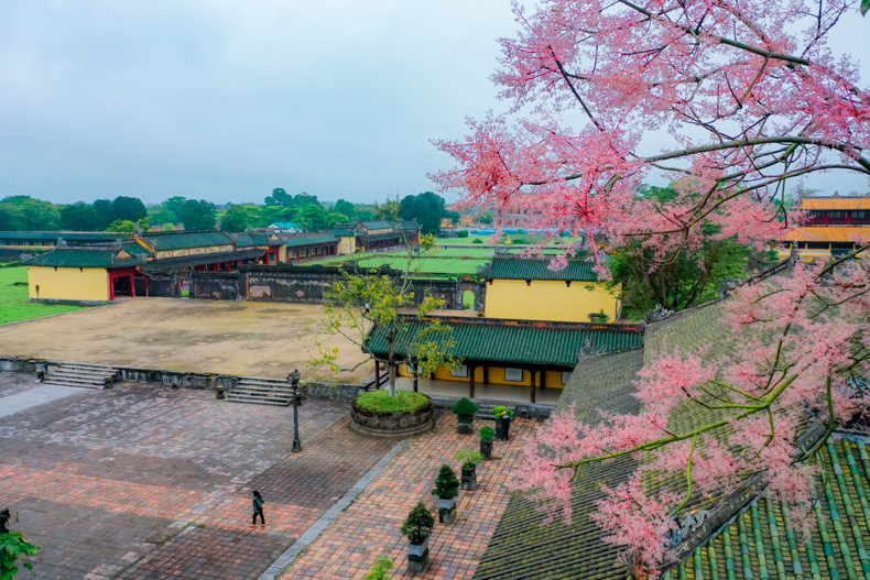 O en los parques Thuong Bac y Phu Xuan y la puerta Quang Duc.