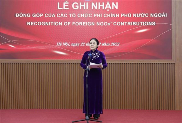 La presidenta de la Unión de Organizaciones de Amistad de Vietnam, embajadora Nguyen Phuong Nga (Fotografía: VNA) La presidenta de la Unión de Organizaciones de Amistad de Vietnam, embajadora Nguyen Phuong Nga (Fotografía: VNA)