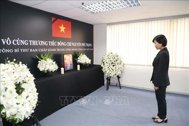 La cónsul general de Vietnam en Hong Kong y Macao (China), Le Duc Hanh, en el acto