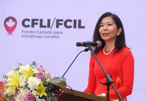 Pauline Tamesis, coordinadora residente de las Naciones Unidas en Vietnam, habla en el evento (Foto:VNA) Pauline Tamesis, coordinadora residente de las Naciones Unidas en Vietnam, habla en el evento (Foto:VNA)