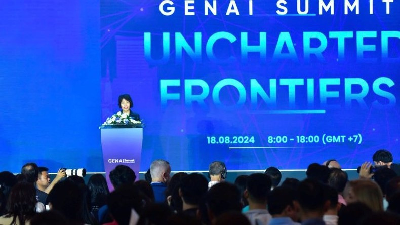 La viceministra de Planificación e Inversiones, Nguyen Thi Bich Ngoc