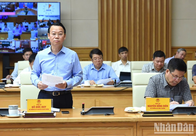 El ministro de Recursos Naturales y Medio Ambiente, Do Duc Duy.