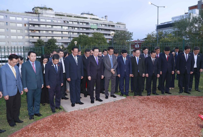 En el acto de homenaje.