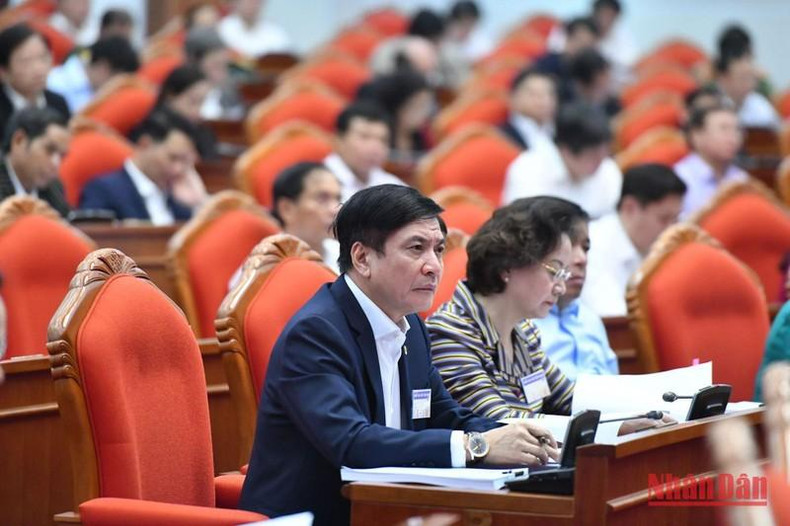 Delegados a la conferencia.