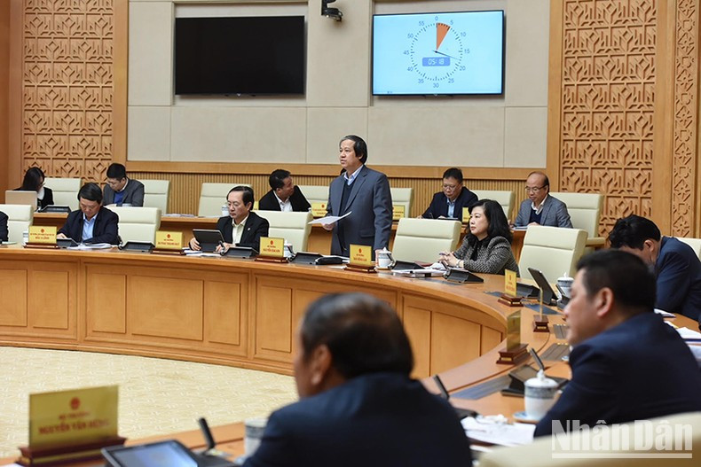 El ministro de Educación y Formación, Nguyen Kim Son. El ministro de Educación y Formación, Nguyen Kim Son.