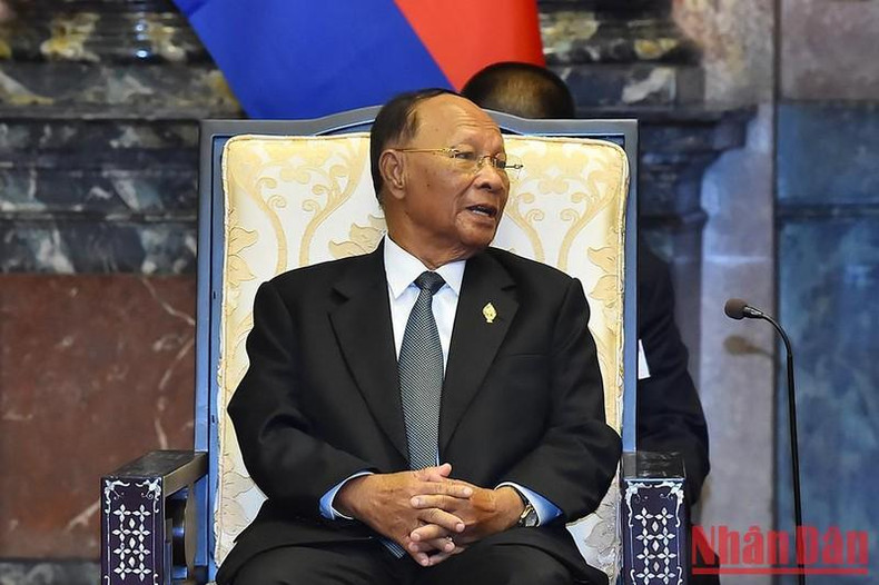 Presidente de Vietnam recibe a titular de Asamblea Nacional de Camboya ảnh 5 Presidente de Vietnam recibe a titular de Asamblea Nacional de Camboya ảnh 5