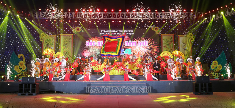 La provincia de Bac Ninh se une a las celebraciones. (Fotografía: baobacninh.vn) La provincia de Bac Ninh se une a las celebraciones. (Fotografía: baobacninh.vn)