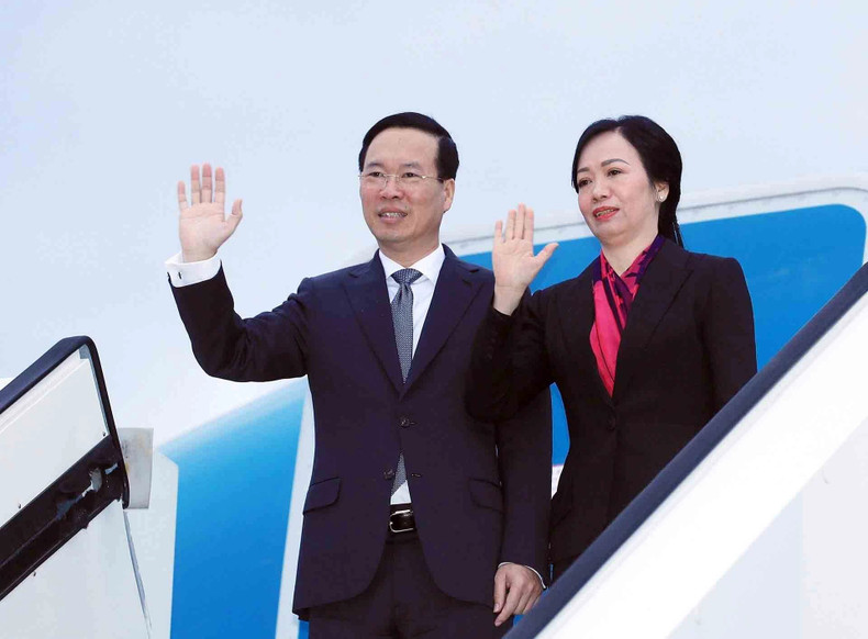 El presidente de Vietnam, Vo Van Thuong, y su cónyuge concluyen su visita oficial a Japón. El presidente de Vietnam, Vo Van Thuong, y su cónyuge concluyen su visita oficial a Japón.