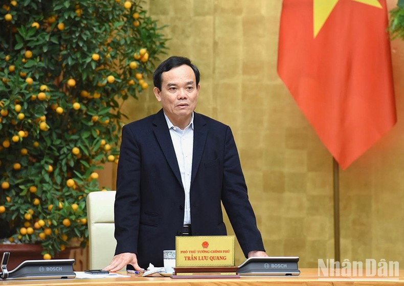 El vice primer ministro Tran Luu Quang. El vice primer ministro Tran Luu Quang.