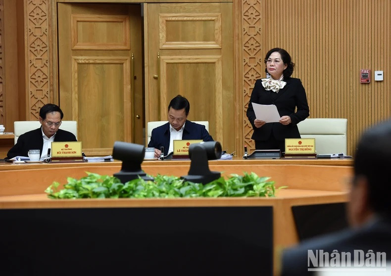 La gobernadora del Banco Estatal de Vietnam, Nguyen Thi Hong.