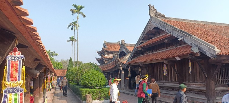 La pagoda de Keo cuenta con 18 obras, compuestas de 133 naves construidas de madera.