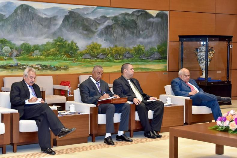 Miembros de la delegación del país caribeño.