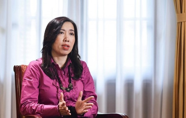 La viceministra de Relaciones Exteriores Le Thi Thu Hang. (Fotografía: dangcongsan.vn)