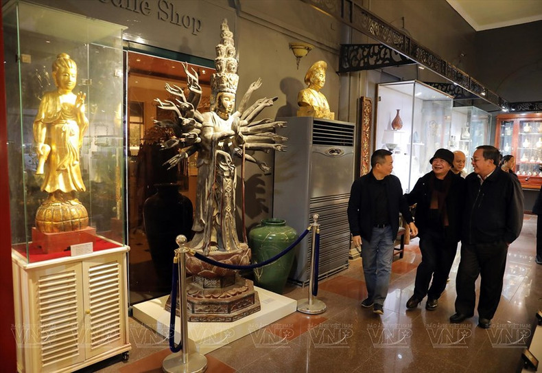 Una esquina del espacio de la exposición principal del museo.