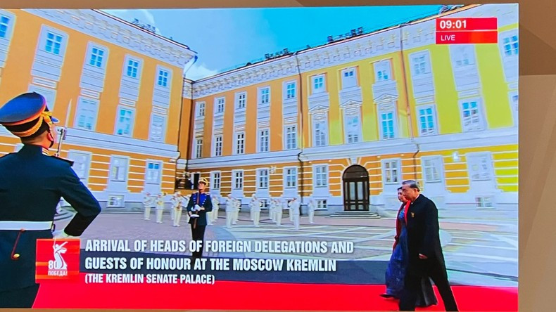 El secretario general del Partido Comunista de Vietnam, To Lam, y su esposa, Ngo Phuong Ly, asisten al acontecimiento. (Fotografía: Captura de pantalla)