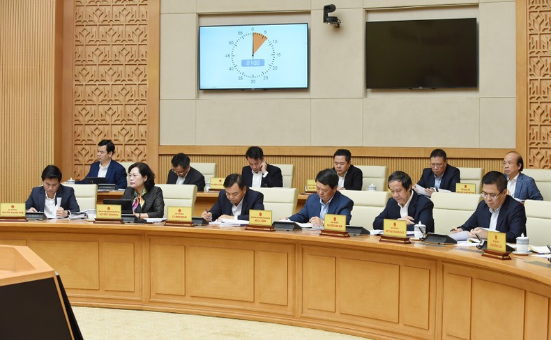 Ministros participantes en la cita.