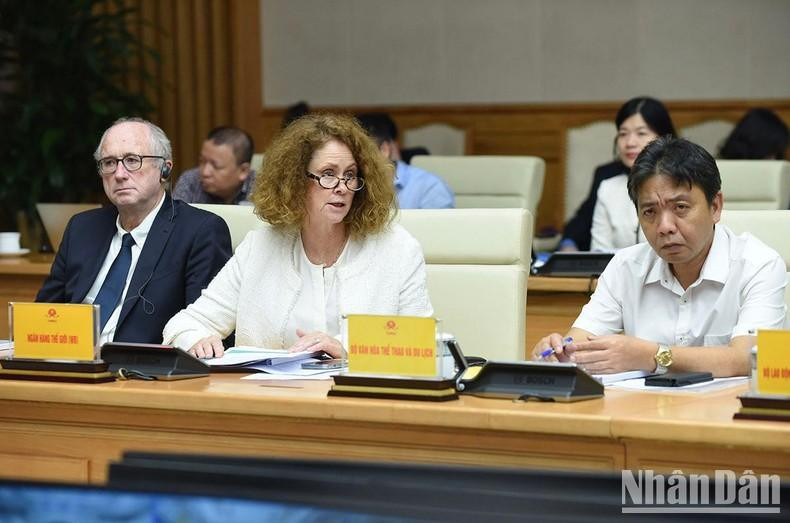 Una representante del Banco Mundial.