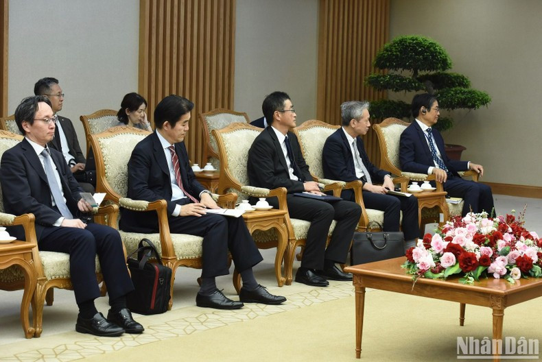 Delegados del país del Sol Naciente.
